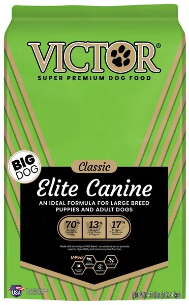40Lb Victor Elite Canine - Food